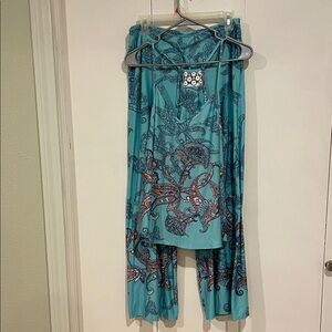 In Bloom Aqua Paisley Sleepwear